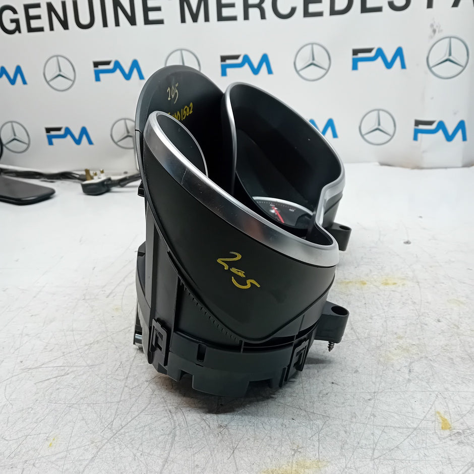 MERCEDES C-CLASS W205 SPEEDOMETER INSTRUMENT CLUSTER BLACK A2059003327 FM001502