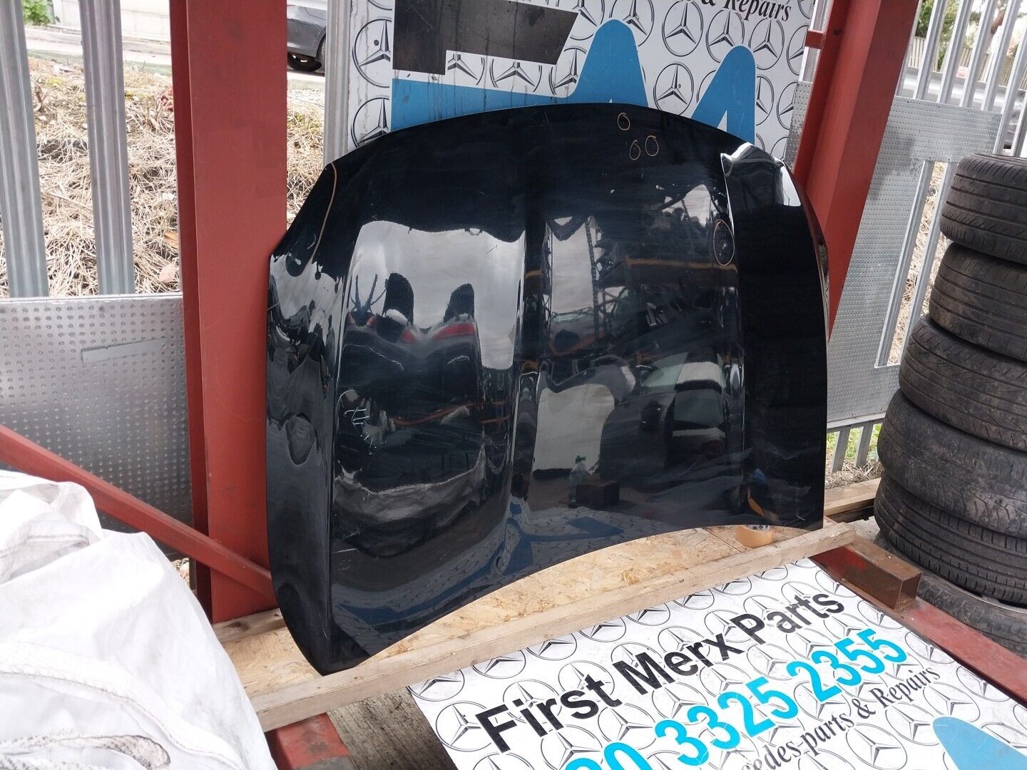 MERCEDES BENZ GLA CLASS 2013-2019 W156 FRONT BONNET HOOD IN BLACK 191 