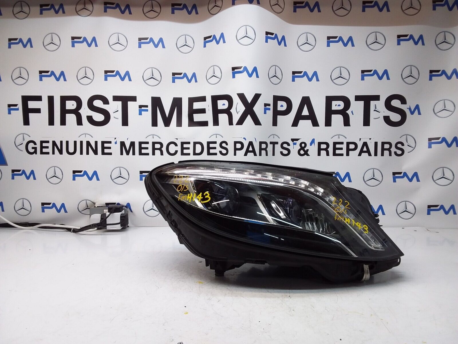 2015 MERCEDES S-CLASS W222 HEADLIGHT DRIVER OS A22290616 FMH143