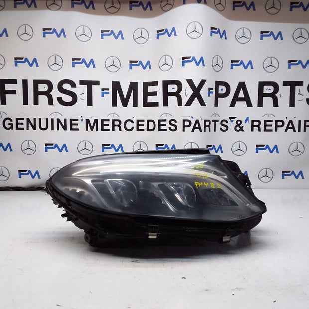 MERCEDES W166 GLE DRIVER O/S HEADLIGHT A16690622 FMH82 LED INTELLIGENT 