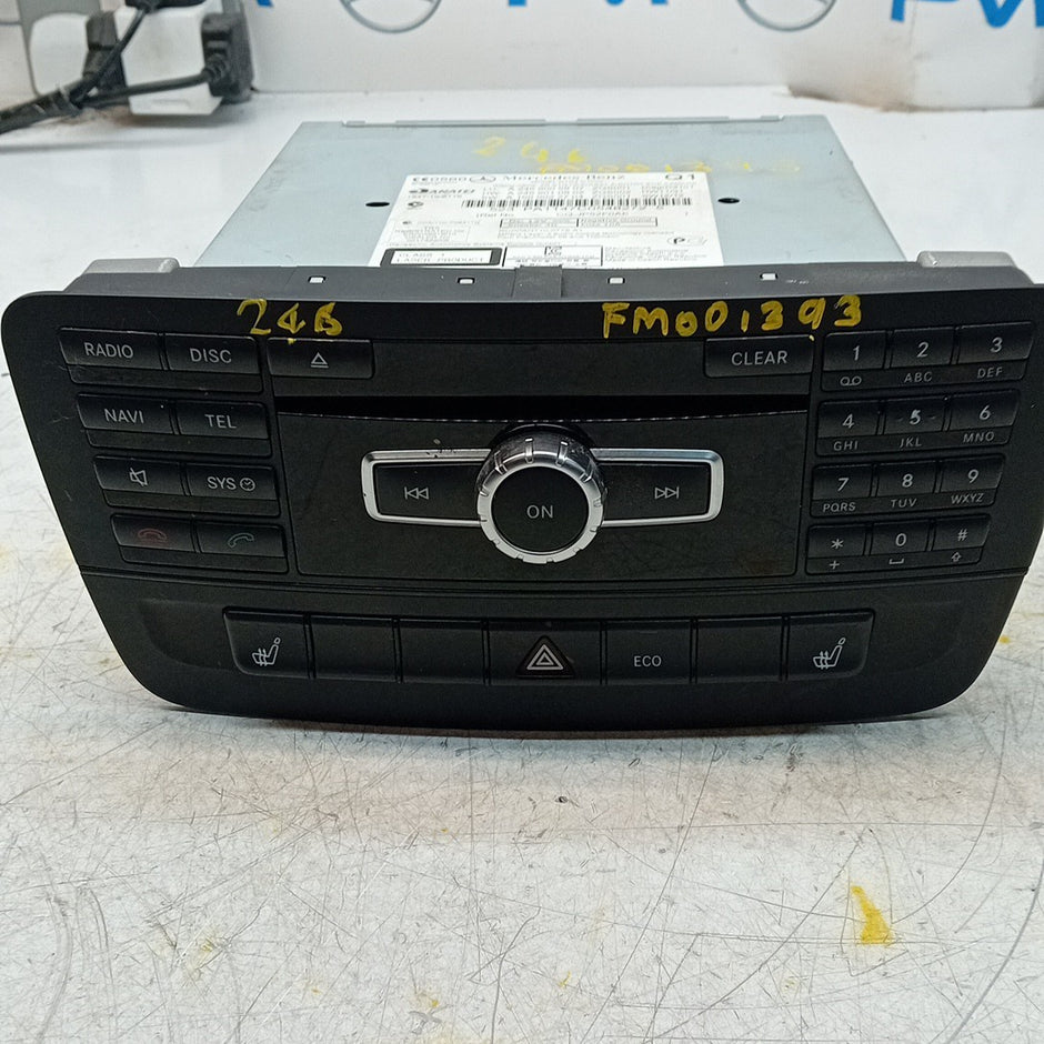 MERCEDES B CLASS W246 STEREO SAT NAV SYSTEM A2469005807 2012-19 FM001393