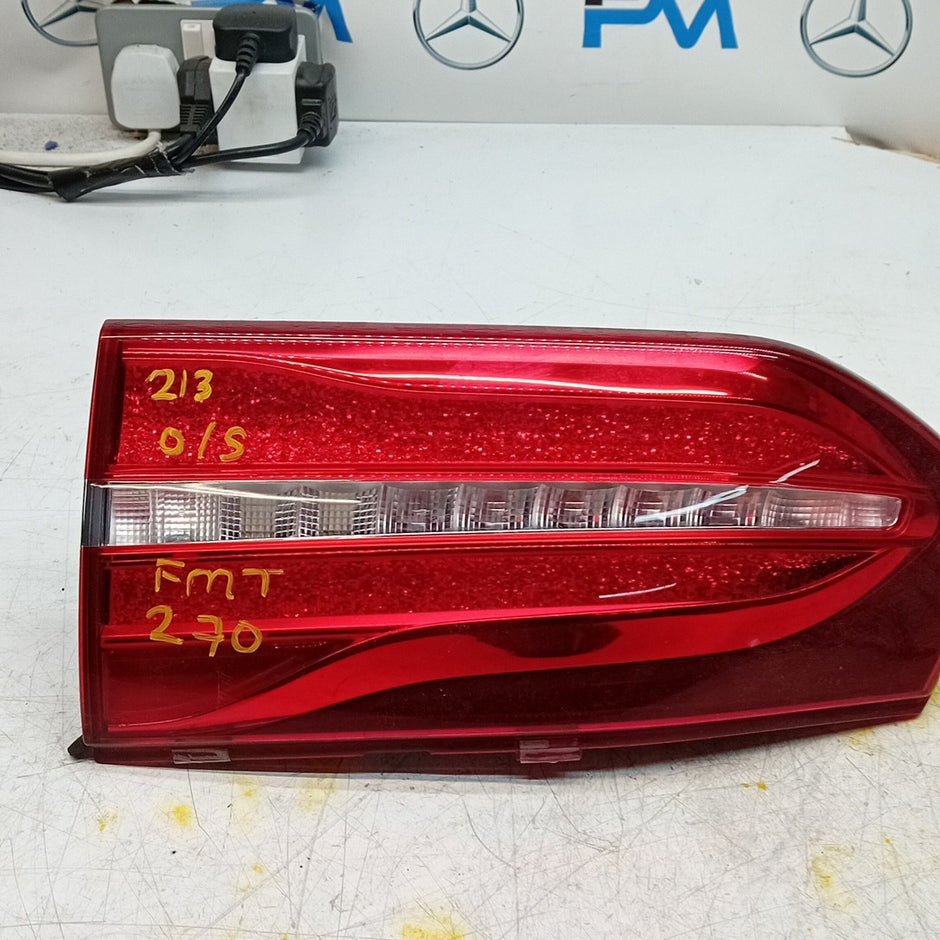 MERCEDES BENZ  E-CLASS W213 DRIVER RIGHT OS REAR TAIL LIGHT  2016 FMT270