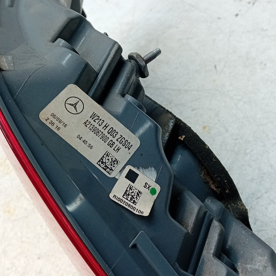 MERCEDES E-CLASS W213 PASSENGER LEFT NS REAR TAIL LIGHT A2139067900 FMT249