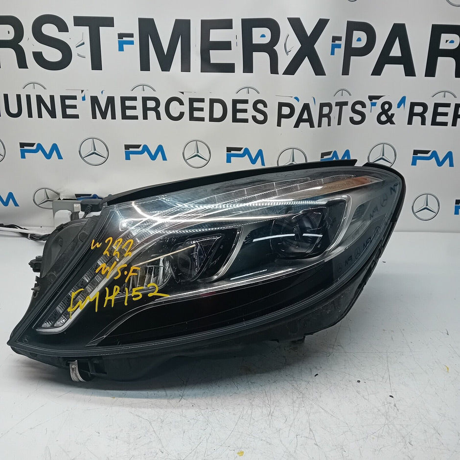 MERCEDES S-CLASS 2014 ONWARDS W222 HEADLIGHT PASSENGE SIDE OS A2229068602 FMH152