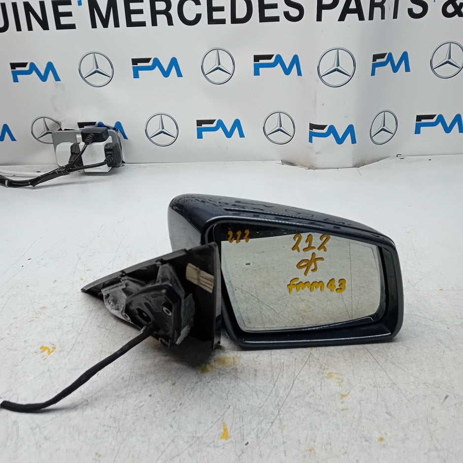 MERCEDES BENZ  E-CLASS  W212 DRIVER SIDE WING MIRROR GREY A2129101016 PL FMM43