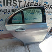 MERCEDES C-CLASS W205 SLN DRIVER REAR DOOR OSR 2014 ON COMPLETE FMD449