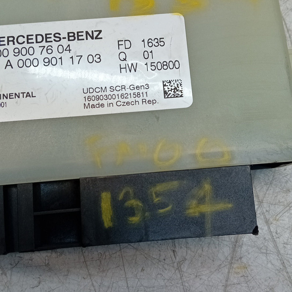 MERCEDES E-CLASS W213 ADBLUE SCR CONTROL UNIT EGR ECU A0009007604 FM001354