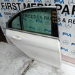 MERCEDES C-CLASS W205 DRIVER REAR DOOR OSR WHITE 2014 ON COMPLETE FMD446