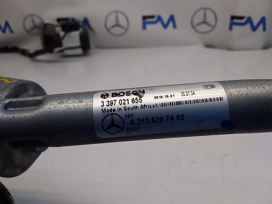 MERCEDES E-CLASS 2019 W213 A2138207402 FRONT WIPER MOTOR  FM00178