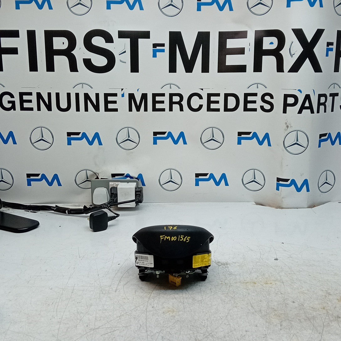 MERCEDES BENZ A-CLASS W176 STEERING WHEEL AIRBAG DRIVER OS RIGHT Q02 FM001565