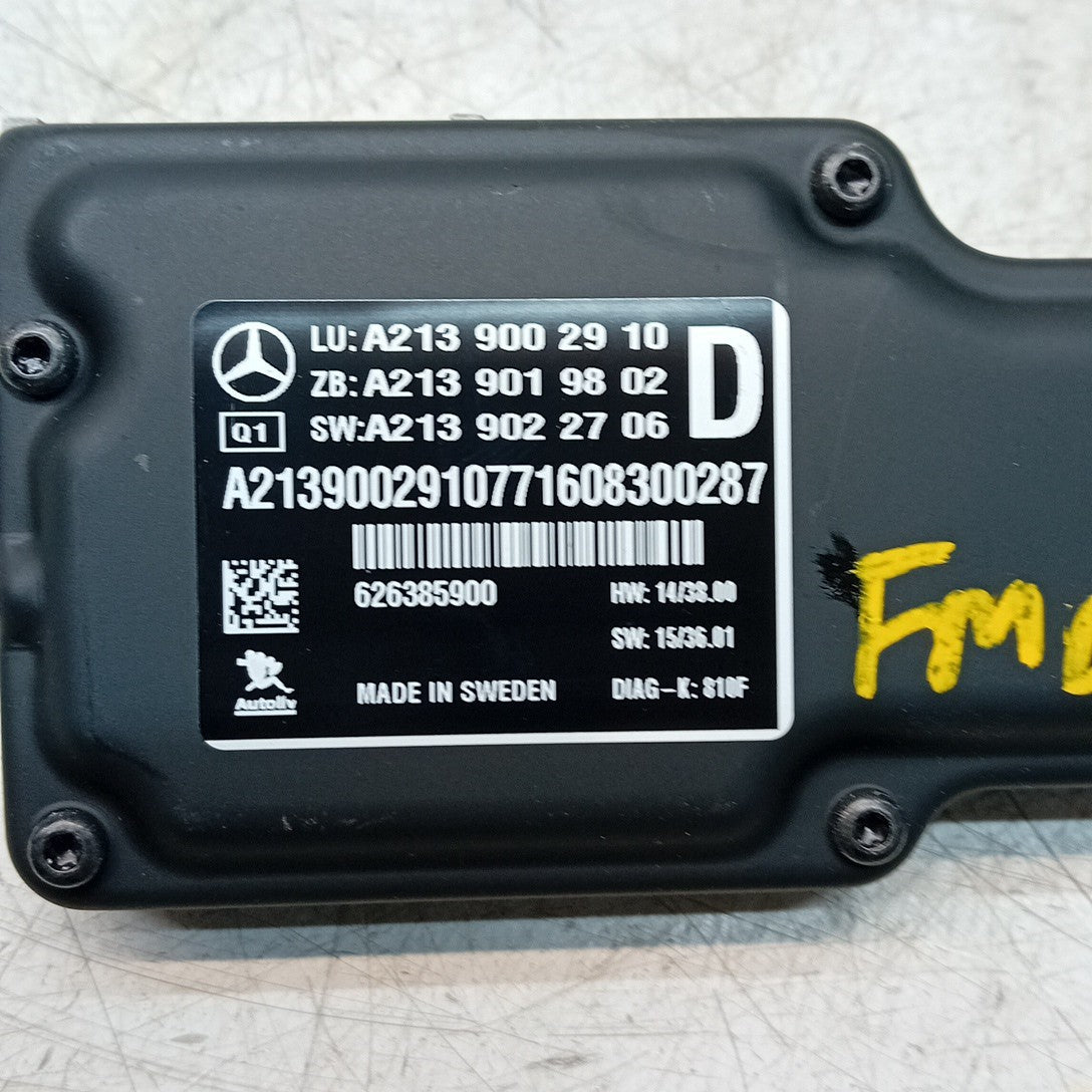 MERCEDES BENZ E-CLASS W213 FRONT WINDSHIELD CAMERA A2139002910 2016 FM001383