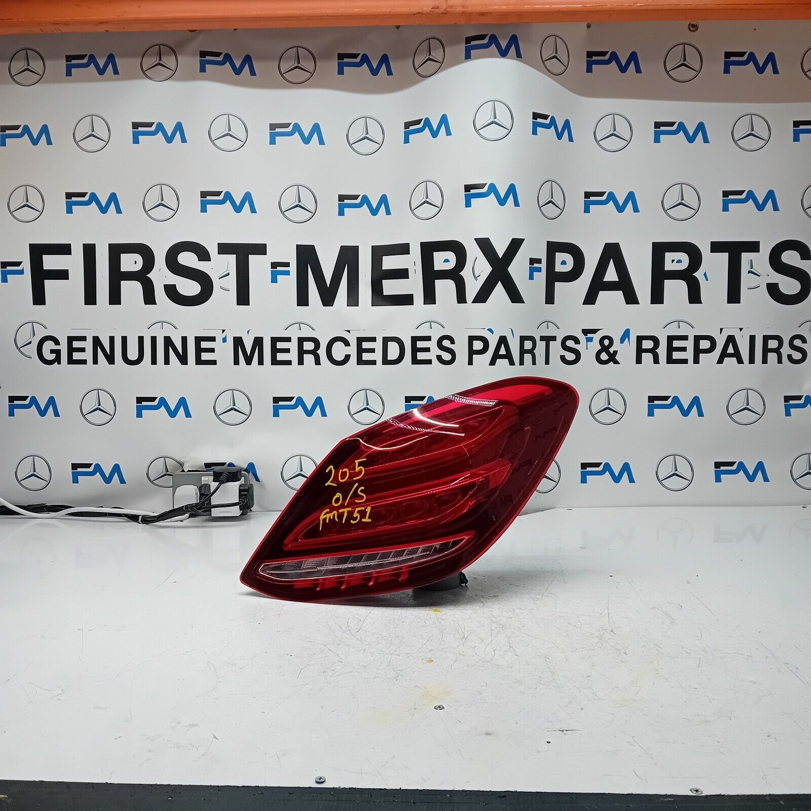 MERCEDES C-CLASS W205 2014 REAR DRIVER O/S TAIL LIGHT FMT51