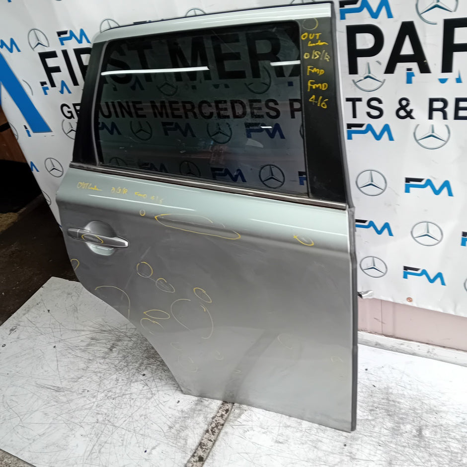 MITSUBISHI OUTLANDER MK3 DRIVER SIDE REAR DOOR OSR 2013 SILVER FMD416