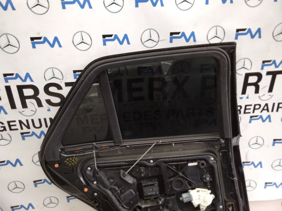 MERCEDES BENZ  M-CLASS W166  PASSENGER REAR DOOR NSR  BLACK 2011-15  FMD567