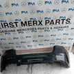 MERCEDES BENZ  A-CLASS W177 REAR BUMPER 2018 A1778851301 BLACK FMX22