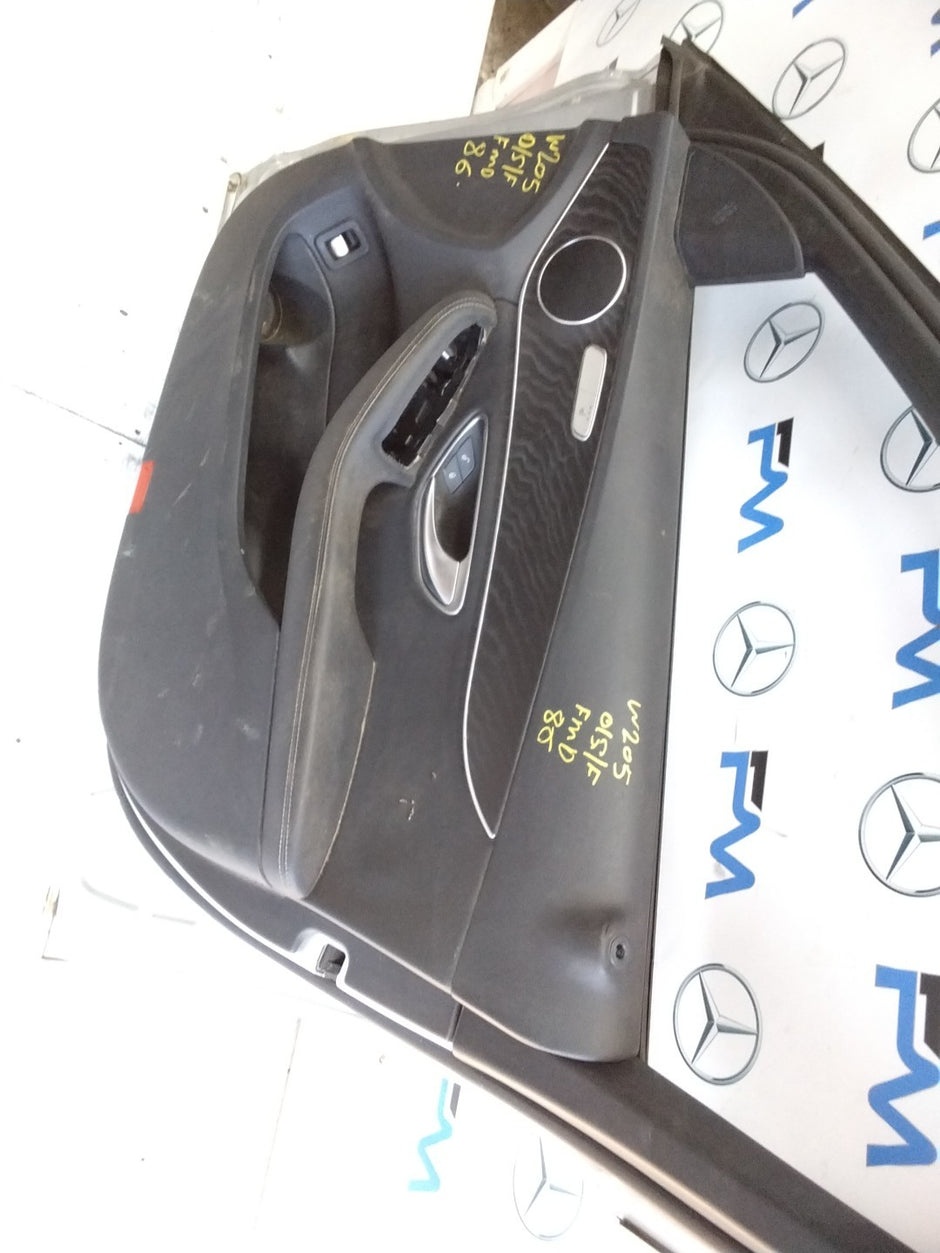 MERCEDES BENZ C-CLASS W205 DRIVER SIDE FRONT DOOR O/S/F  SILVER FMD86