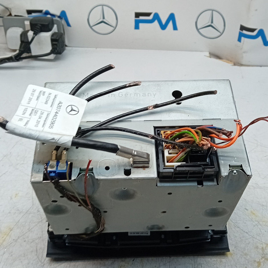 MERCEDES E CLASS W207 W212 STEREO SAT NAV SYSTEM A2129005212 2016 FM001389
