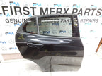 MERCEDES BENZ GLA X156 DRIVER REAR DOOR OSR BLACK 2014-16 COMPLETE FMD332