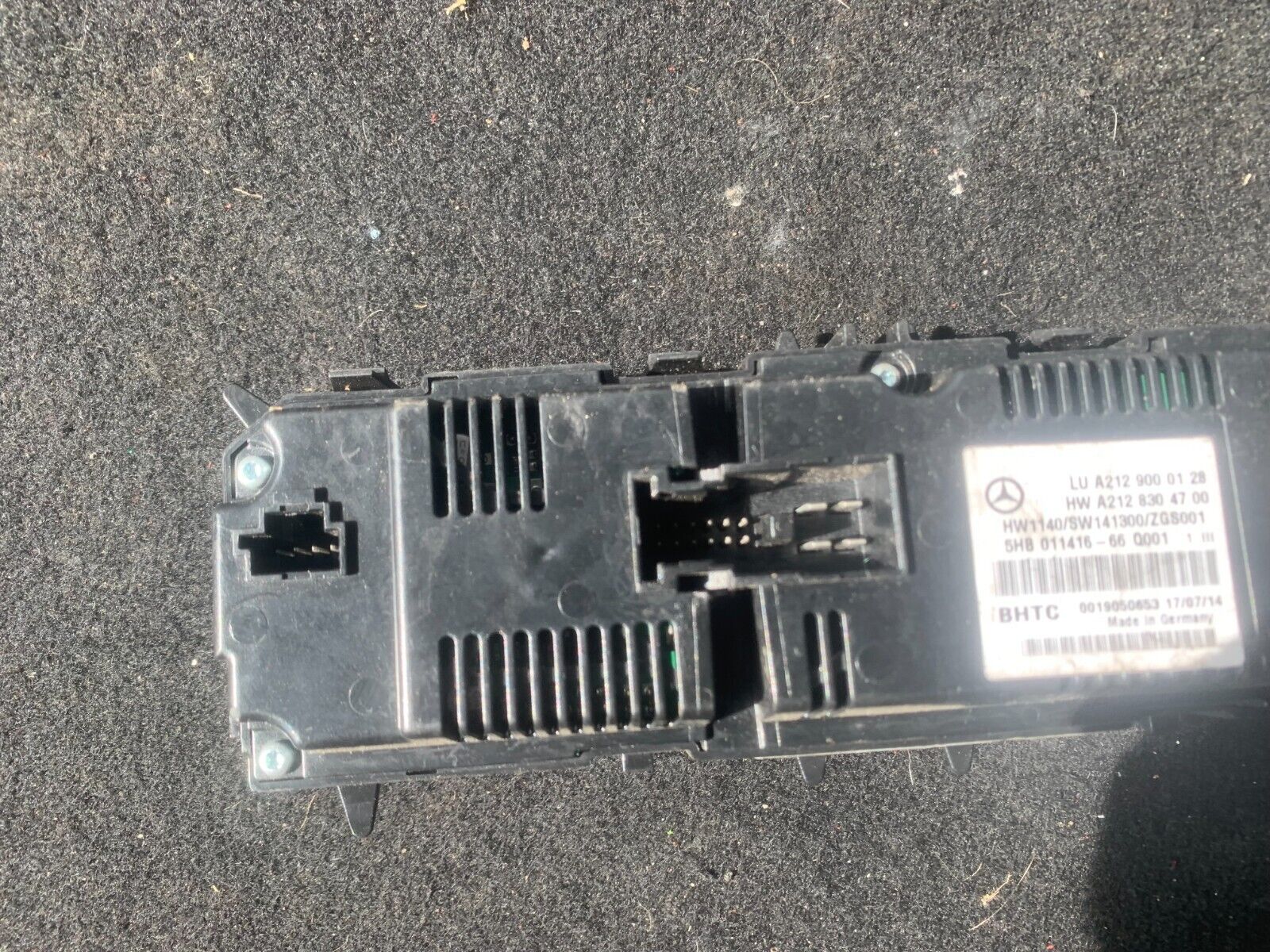 MERCEDES BENZ E-CLASS 212 SERIES 2009-2016 HEATER/AC CONTROLLER 294737