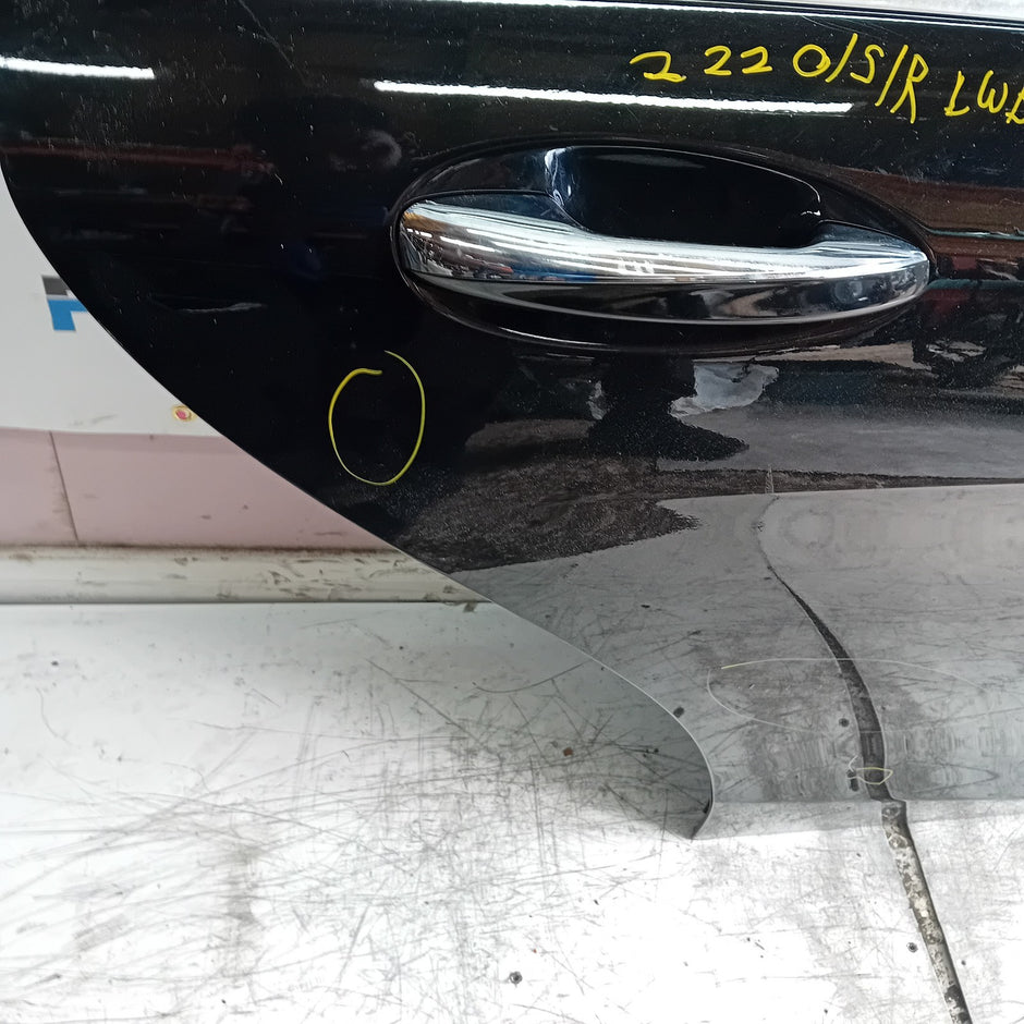 MERCEDES S-CLASS W222 SLN DRIVER REAR DOOR OSR BLACK 2014 ON COMPLETE FMD296