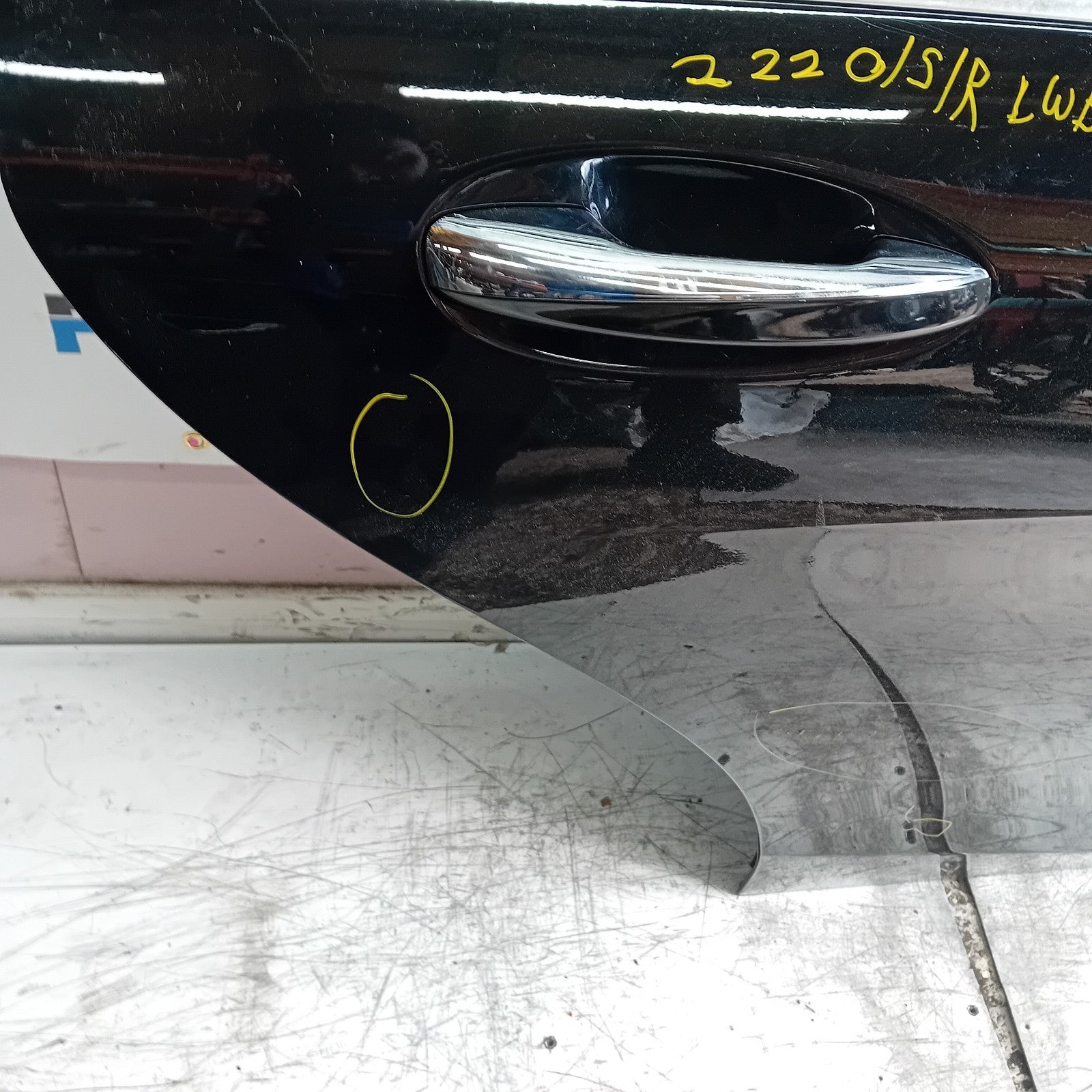 MERCEDES S-CLASS W222 SLN DRIVER REAR DOOR OSR BLACK 2014 ON COMPLETE FMD296