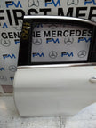 MERCEDES BENZ C-CLASS W205 PASSENGER SIDE REAR DOOR N/S/R COMPLETE WHITE FMD84