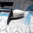 2013-2018 MERCEDES BENZ A CLASS W176 WING MIRROR PASSENGER LEFT NSF WHITE
