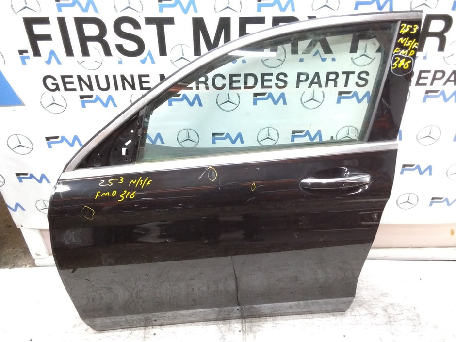 MERCEDES BENZ GLC X253 PASSENGER FRONT DOOR NSF BLACK 2016 ON COMPLETE FMD316