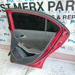 MERCEDES A-CLASS W176 DRIVER REAR DOOR OSR RED 2012- 2018 COMPLETE FMD210