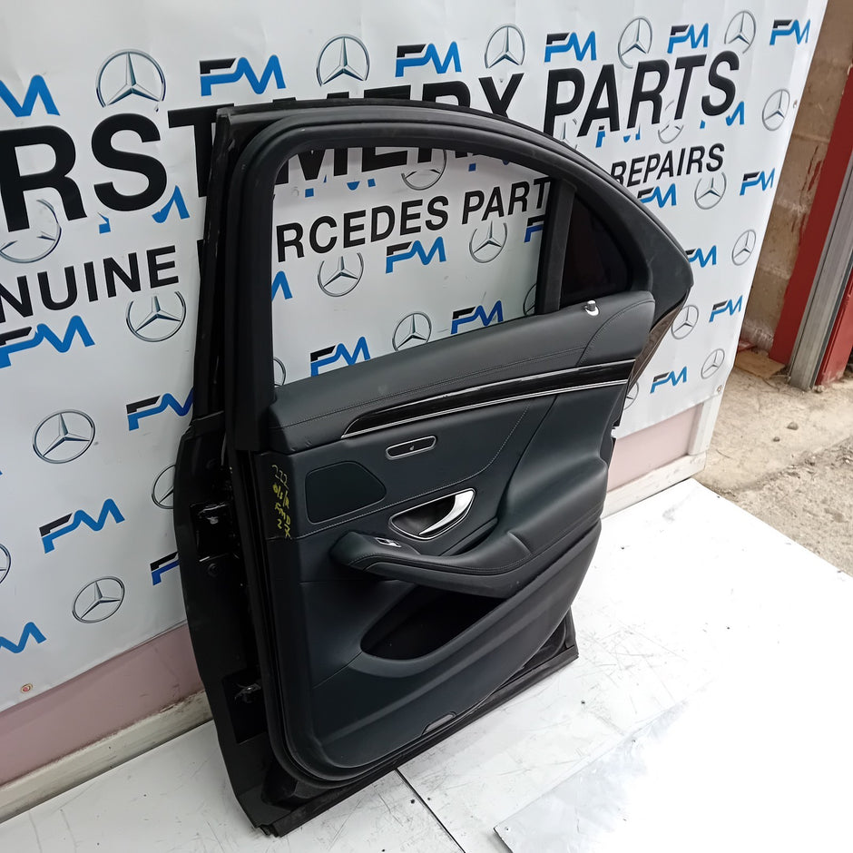 MERCEDES BENZ S-CLASS W222 DRIVER REAR DOOR (OFF SIDE REAR) BROWN 2013-20 FMD27