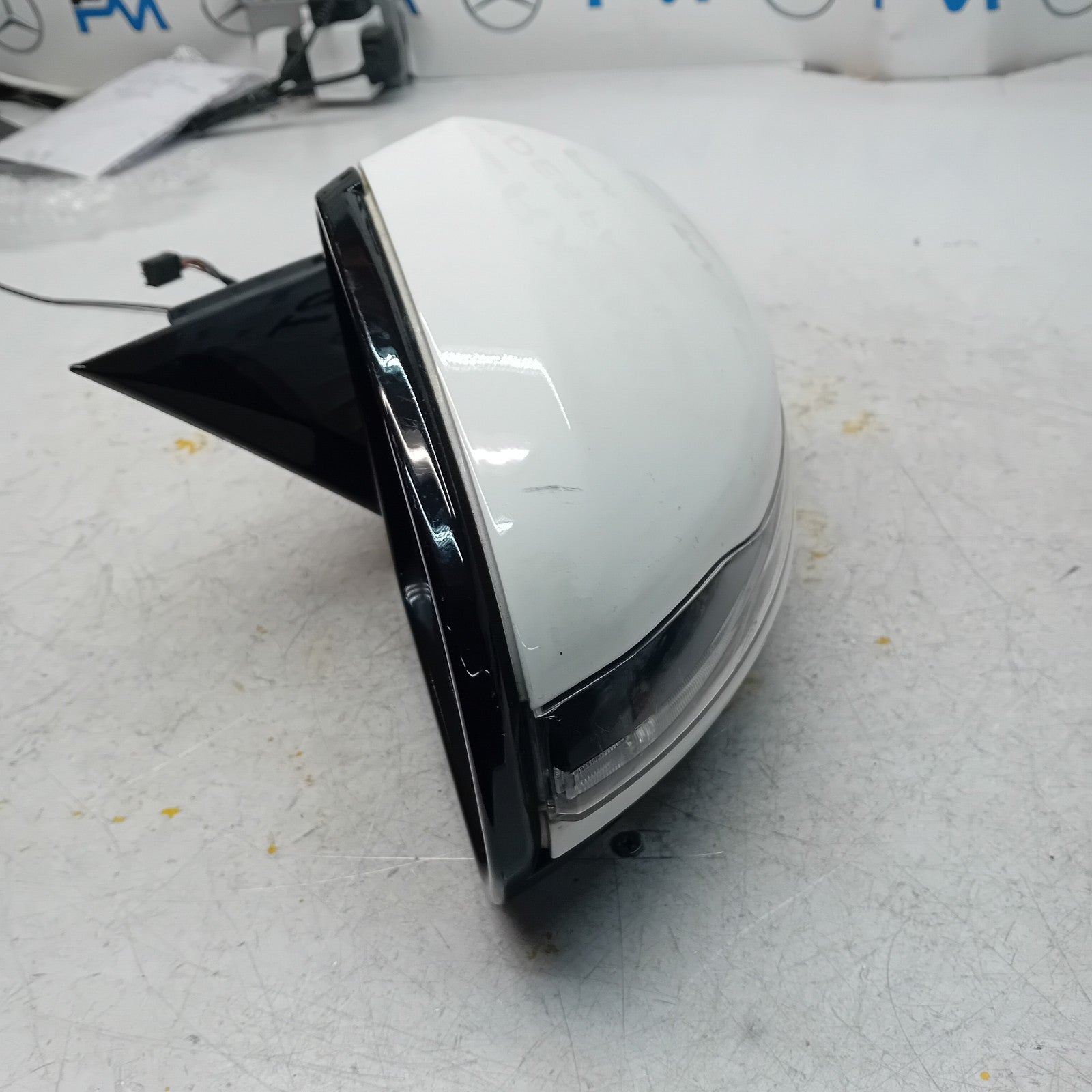 MERCEDES E-CLASS 2016 On W213 DRIVER SIDE WING MIRROR A2138102800 WHITE FMM4