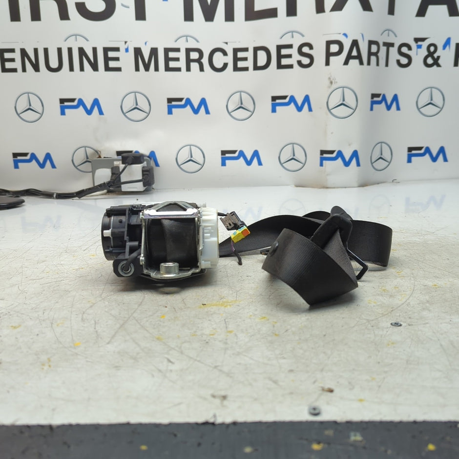 MERCEDES E-CLASS W213 FRONT PASSENGER SIDE SEAT BELT BLACK A2138605500 FM001373