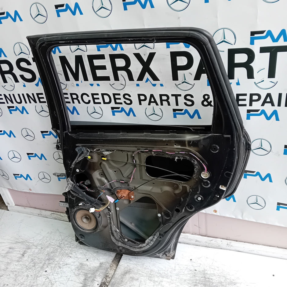 MITSUBISHI OUTLANDER MK3 DRIVER SIDE REAR DOOR OSR 2013 BLACK FMD419