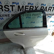 MERCEDES C-CLASS W204 SLN DRIVER REAR DOOR OSR WHITE COMPLETE 2009-2014 FMD436