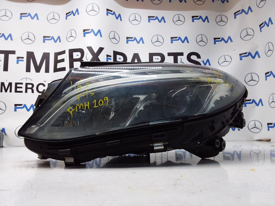 18 MERCEDES GLE W166 COMPLETE FACELIFT HEADLIGHT PASSENGER NS A1669064103 FMH109
