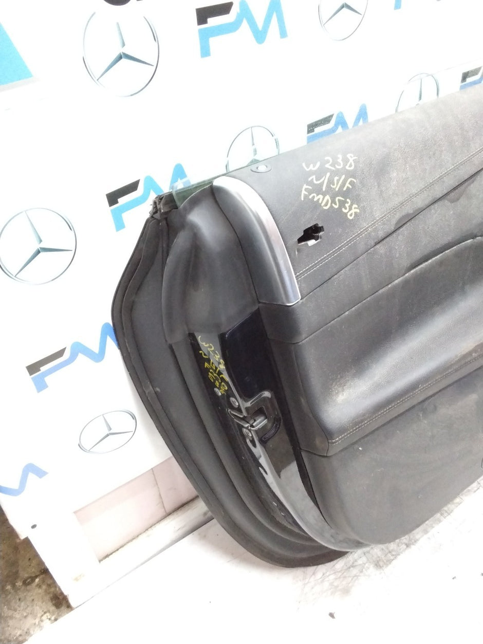 MERCEDES E-CLASS W238  PASSENGER FRONT DOOR NSF BLACK 2017 ONWARDS COMPLT FMD538