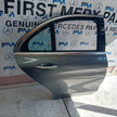 MERCEDES C-CLASS W205 COP PASSENGER REAR DOOR N/S/R GREY 2014 ON COMPLETE FMD168