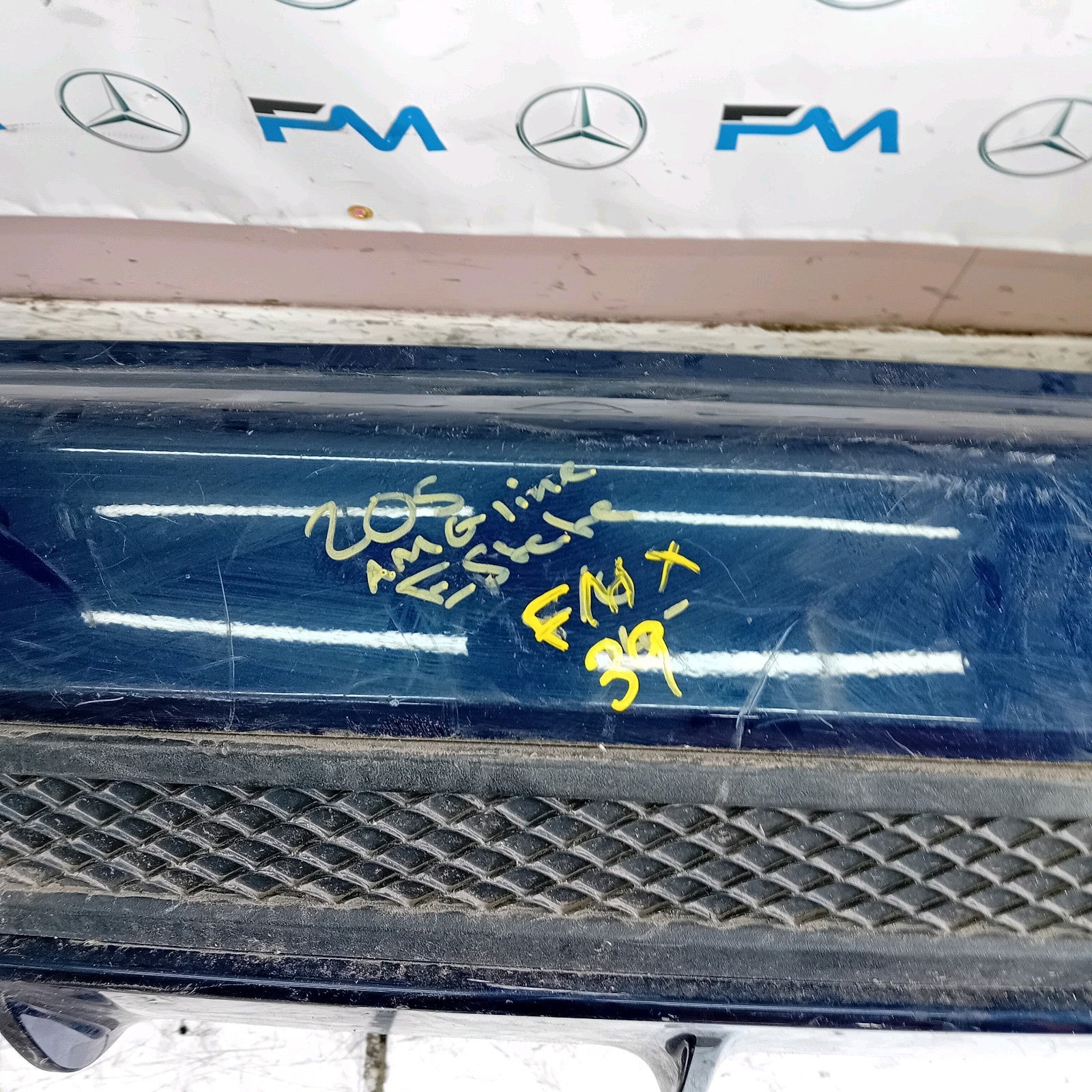 MERCEDES C-CLASS S205 EST REAR BUMPER 2014 BLUE  A2058856238 COMPLETE FMX39