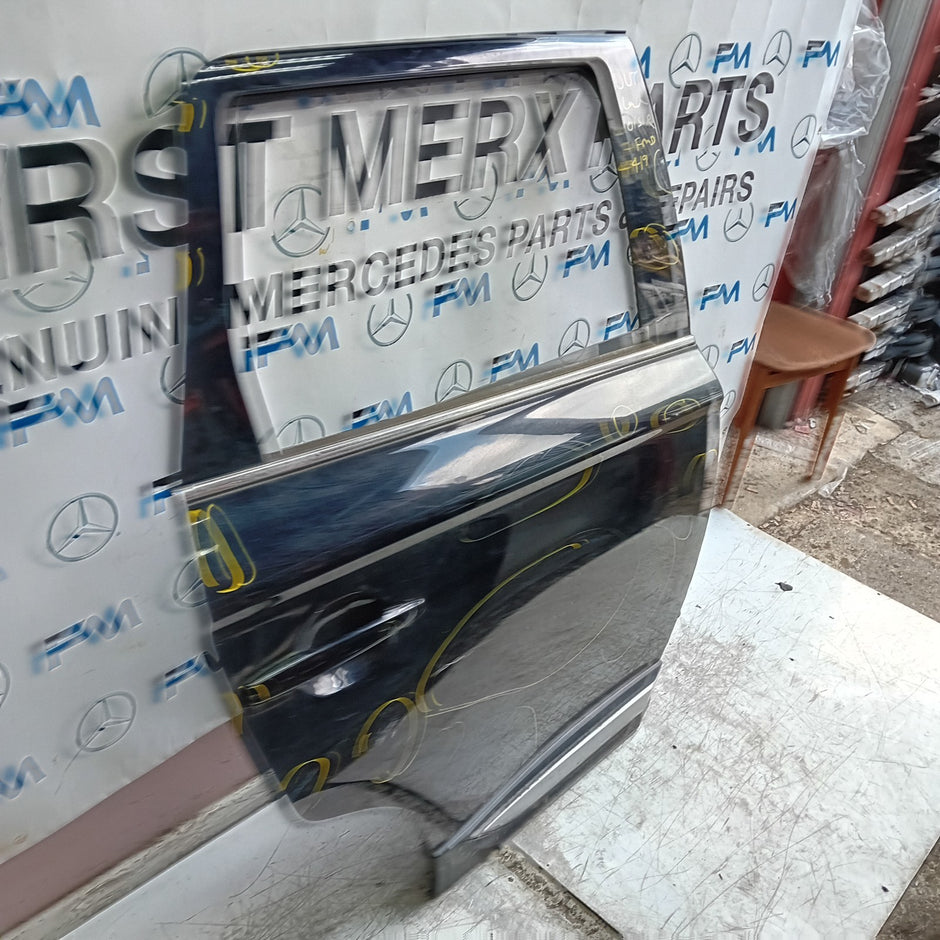 MITSUBISHI OUTLANDER MK3 DRIVER SIDE REAR DOOR OSR 2013 BLACK FMD419