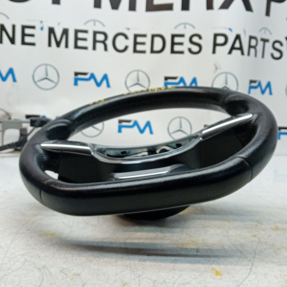 MERCEDES W205 C-CLASS MULTIFUNCTION STEERING WHEEL PFL 2014 A0004606700 FM001402