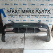 MERCEDES E-CLASS W213 SALOON REAR BUMPER BLACK 2016 A2138850001 FMX78 (DAMAGE)