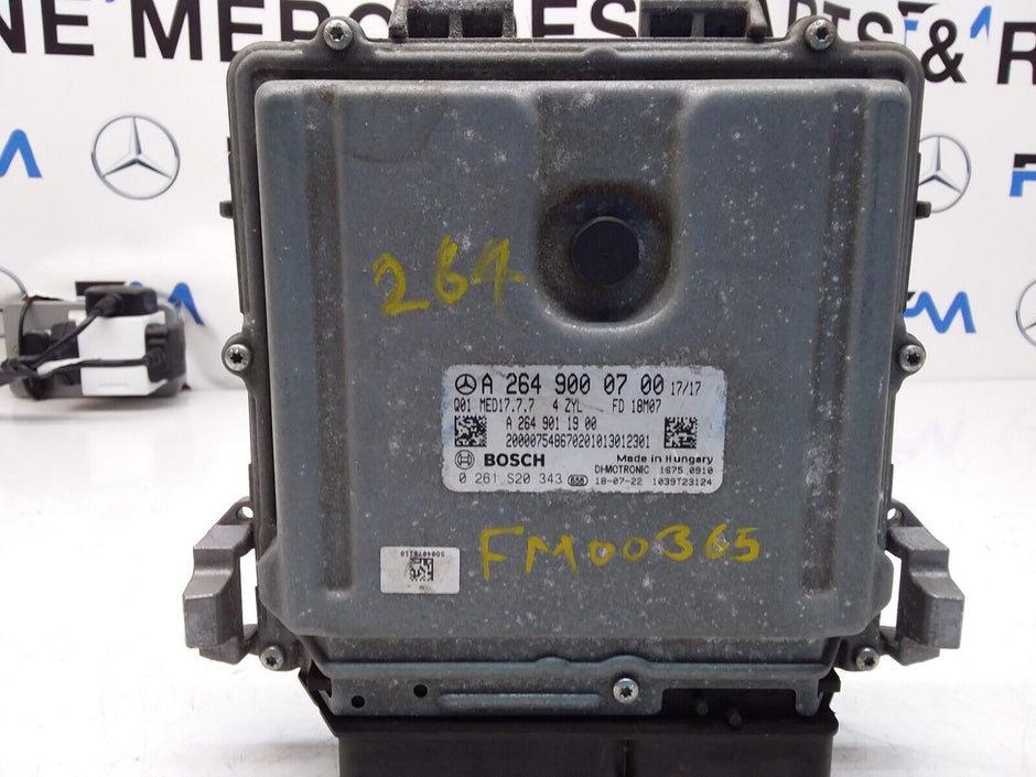 MERCEDES A-CLASS 2012 ENGINE  ECU CONTROL MODULE A2649000700 FM00365