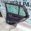 MERCEDES C-CLASS S204 EST DRIVER REAR DOOR OSR SILVER 2008-14 COMPLETE FMD252