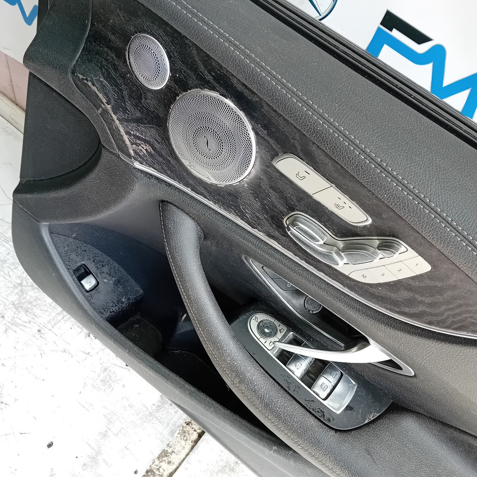 MERCEDES E-CLASS C238 CP DRIVER FRONT DOOR OSF 2016 ON GREY COMPLETE FMD405
