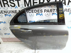 MERCEDES A-CLASS W176 DRIVER REAR DOOR OSR GREY 2012-18 COMPLETE FMD347