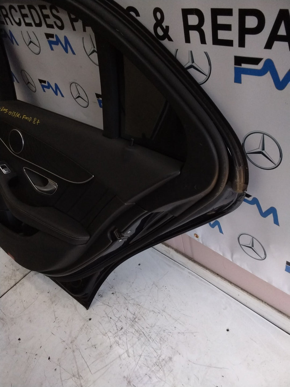 MERCEDES BENZ C-CLASS W205 DRIVER SIDE REAR DOOR O/S/R COMPLETE BLUE FMD87