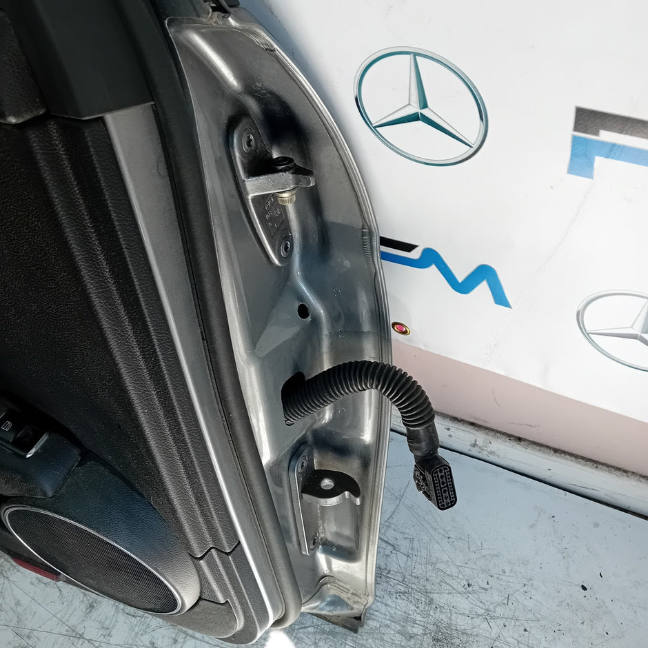 MERCEDES C-CLASS S204 EST PASSENGER REAR DOOR NSR 2014 ON SILVER COMPLETE FMD367