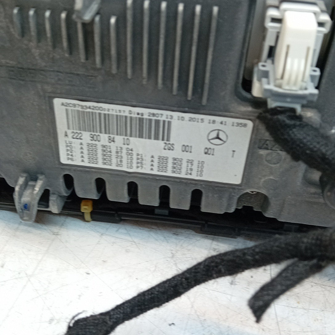 MERCEDES S-CLASS W222 SPEEDOMETER INSTRUMENT CLUSTER 2014 A2229007611 FM001226
