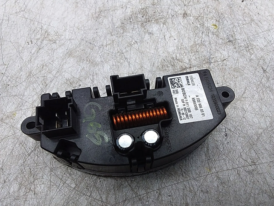 MERCEDES S-CLASS W222 RESISTOR BLOWER REGULATOR HEATING A2229060301 FMR276