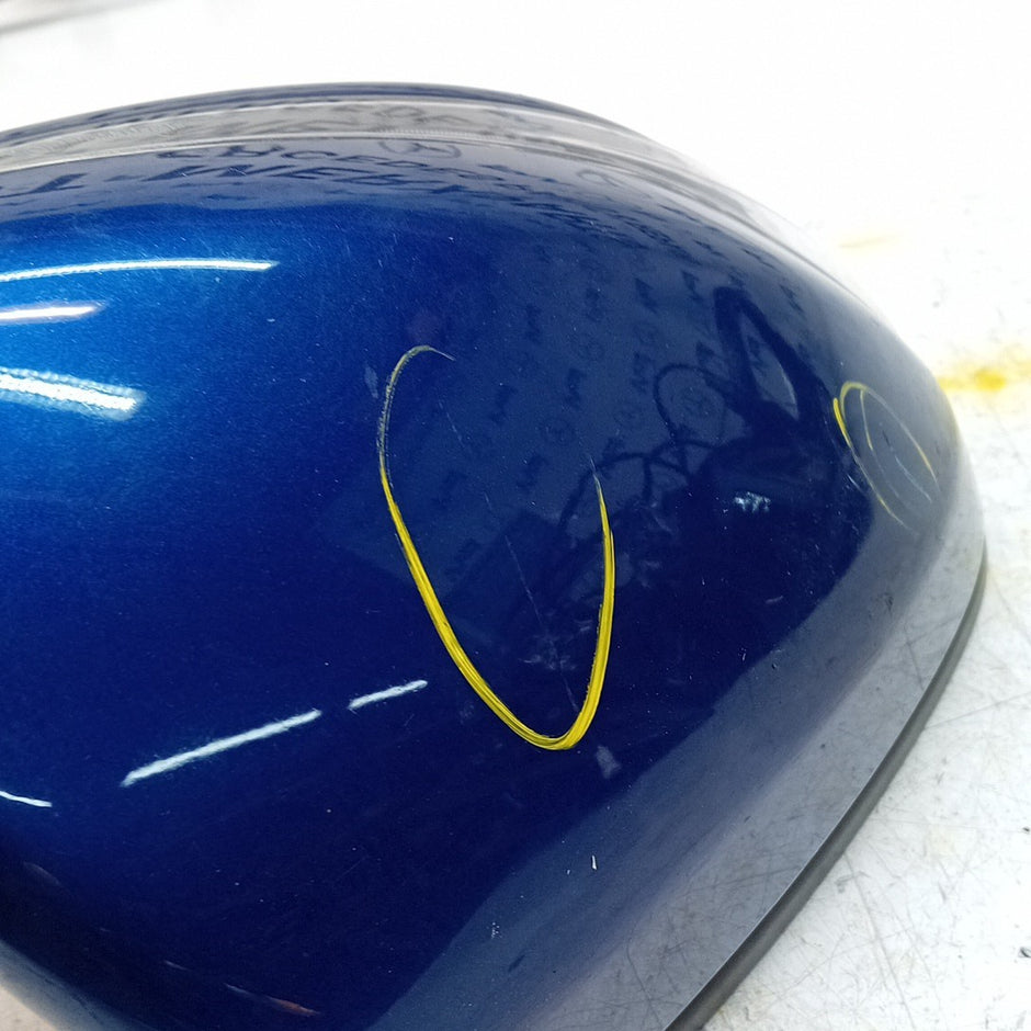 MERCEDES C-CLASS W205 DRIVER WING MIRROR OSF BLUE A2058106416 PL FMM71